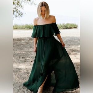 Baltic Born Victoria Off Shoulder Maxi Dress
